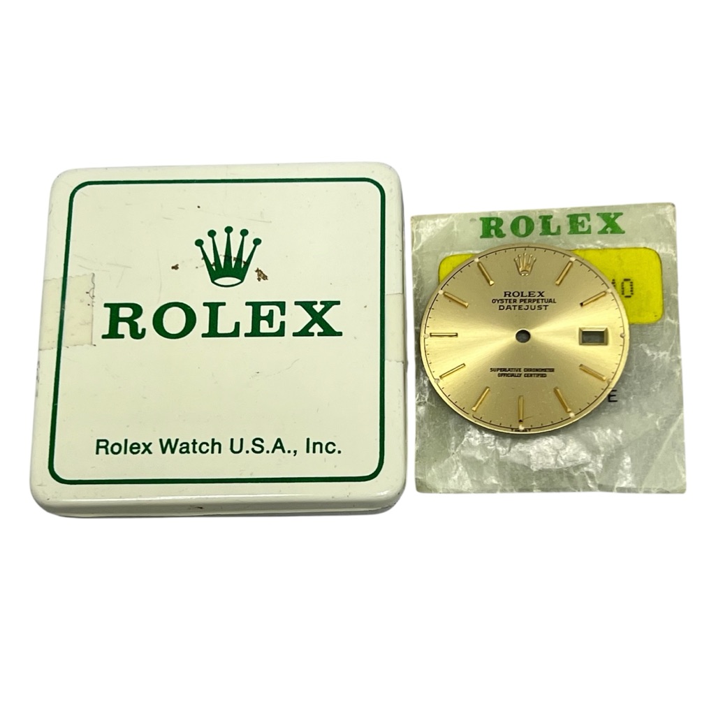 Vintage Rolex Date Just Champagne Stick Dial